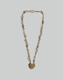 GOLDEN BROKEN HEART NECKLACE