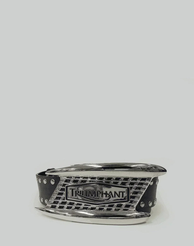 Martine Rose - APPLIQUE LEATHER BELT - 082plus