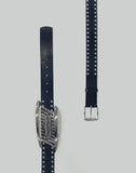 Martine Rose - APPLIQUE LEATHER BELT - 082plus