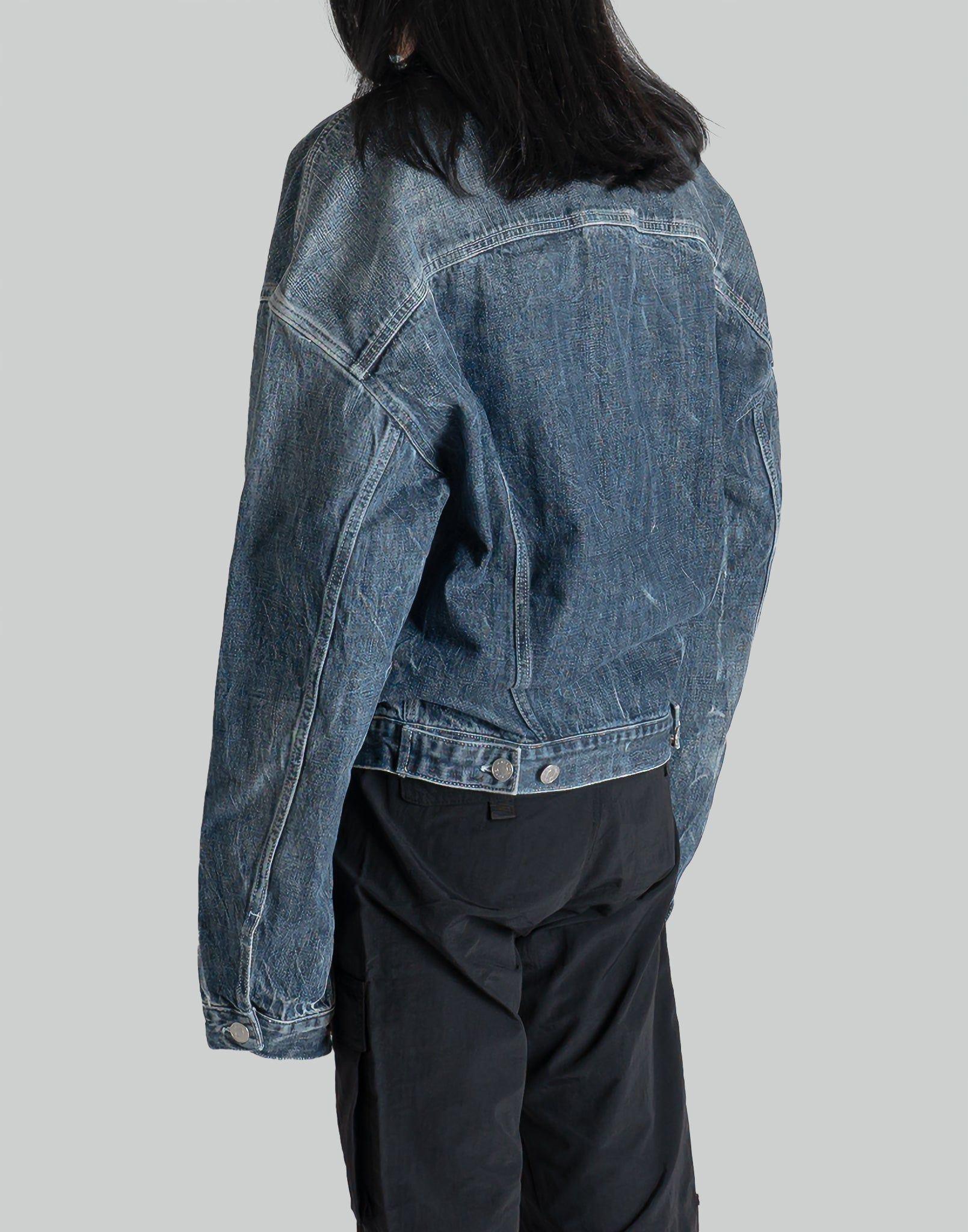 Martine Rose - BALLOON SHOULDER DENIM JACKET - 082plus