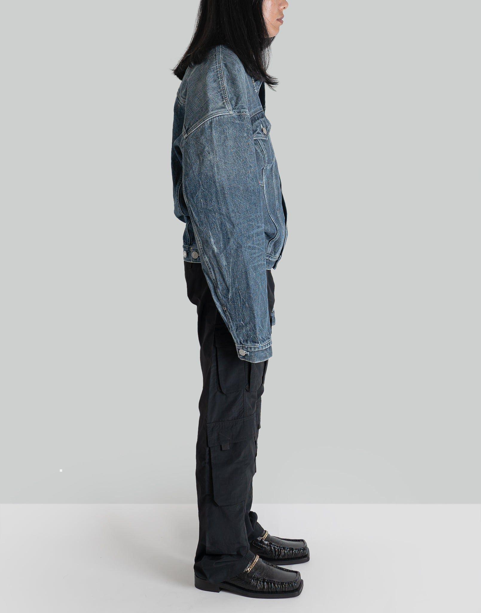 Martine Rose - BALLOON SHOULDER DENIM JACKET - 082plus
