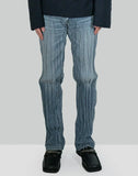 CRINKLE STRAIGHT LEG JEAN