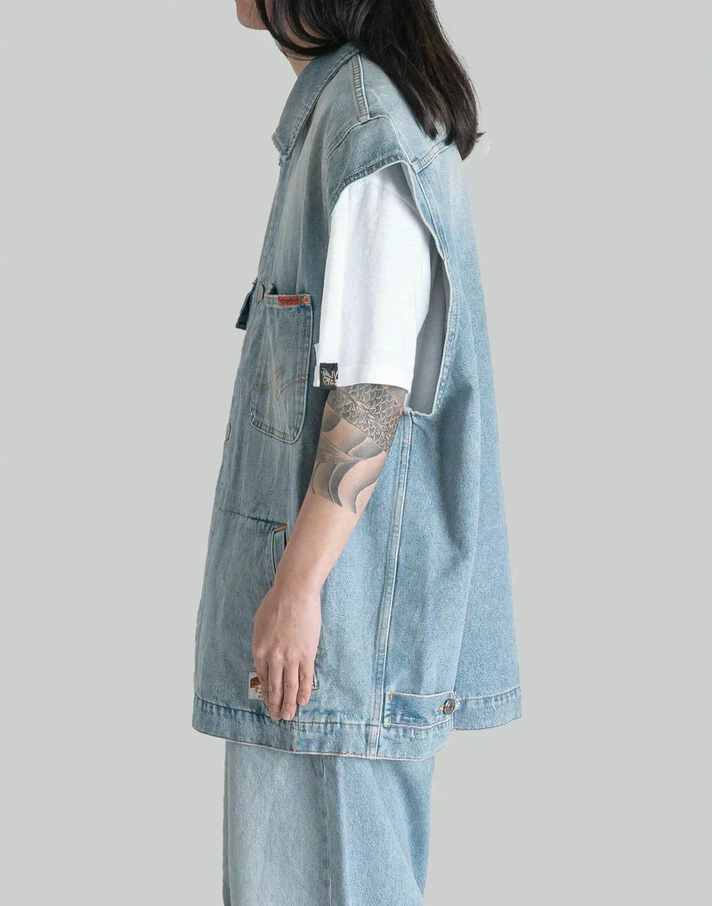 Martine Rose - DENIM GILET - 082plus