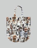 DOG PRINT TOTE WALLET LARGE