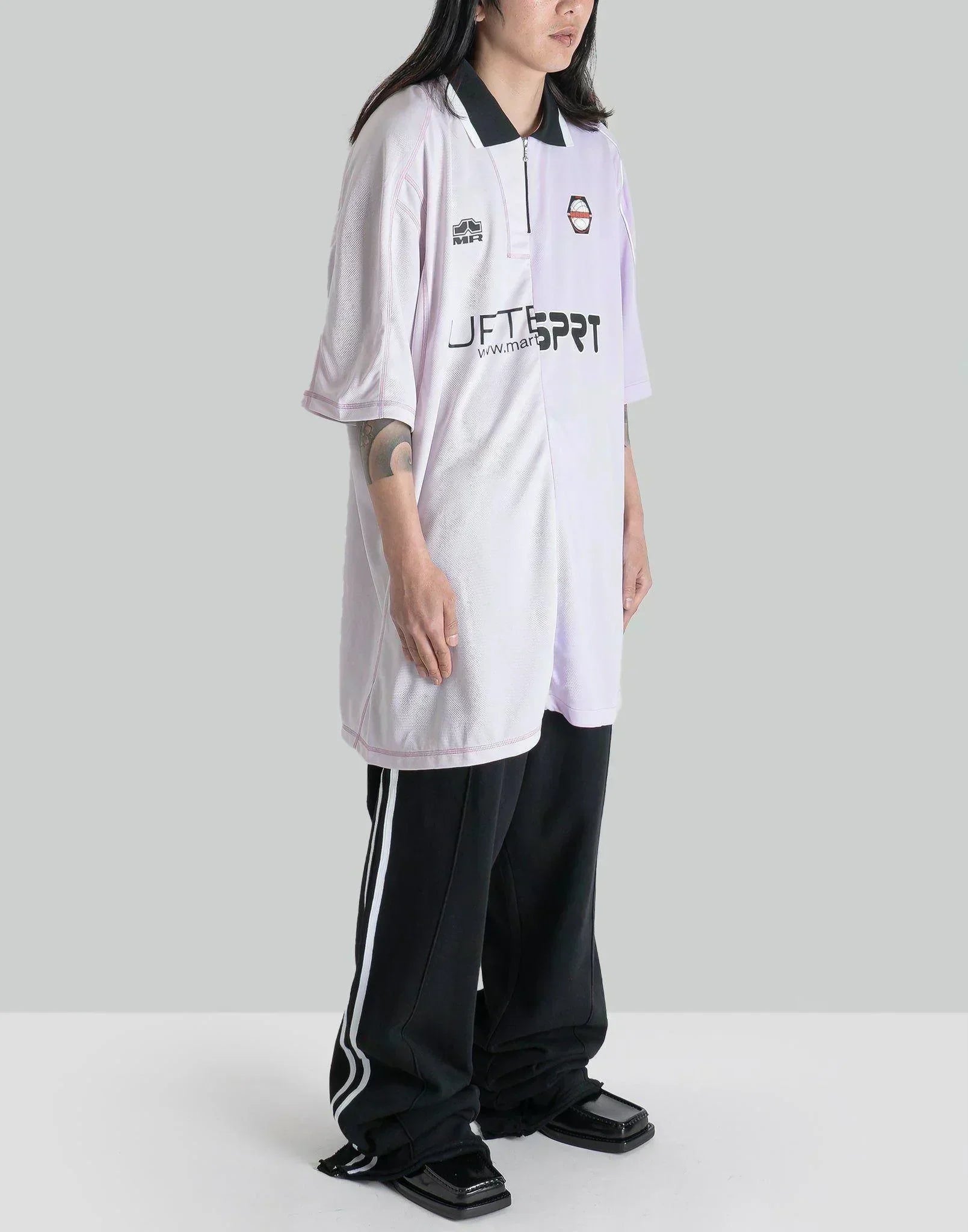 Martine Rose - HALF AND HALF FOOTBALL TOP - 082plus