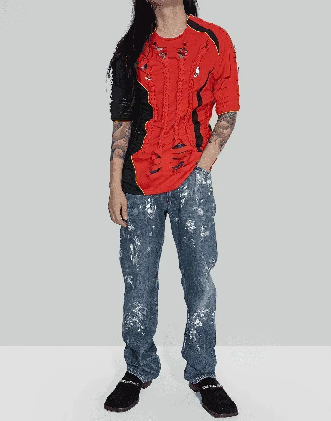 Martine Rose - KNOTTED FOOTBALL TOP - 082plus
