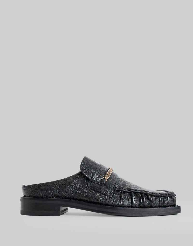 Martine Rose - Leather SQUARE TOE MULE - 082plus