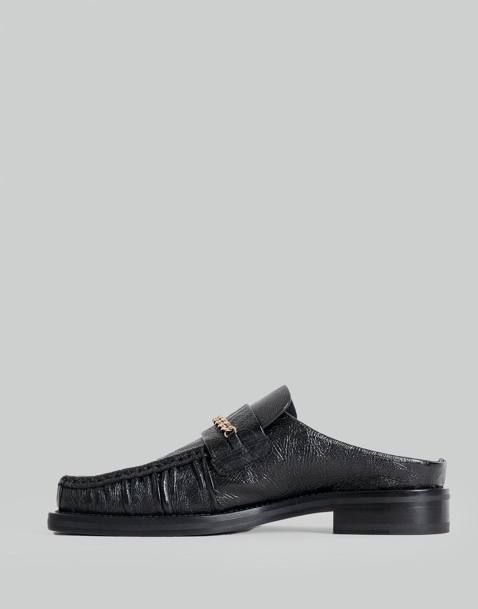 Martine Rose - Leather SQUARE TOE MULE - 082plus