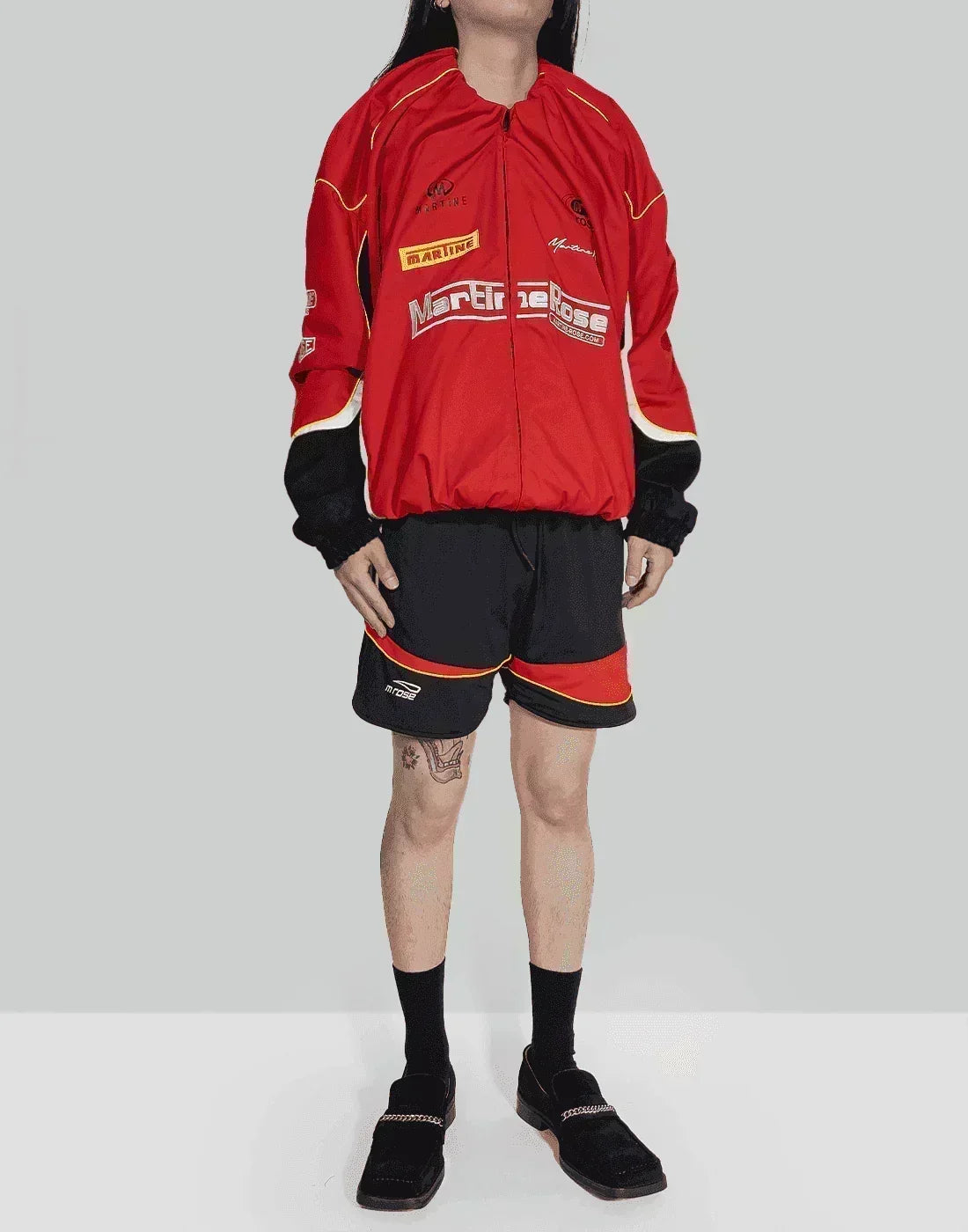 Martine Rose - REVERSIBLE FOOTBALL SHORT - 082plus