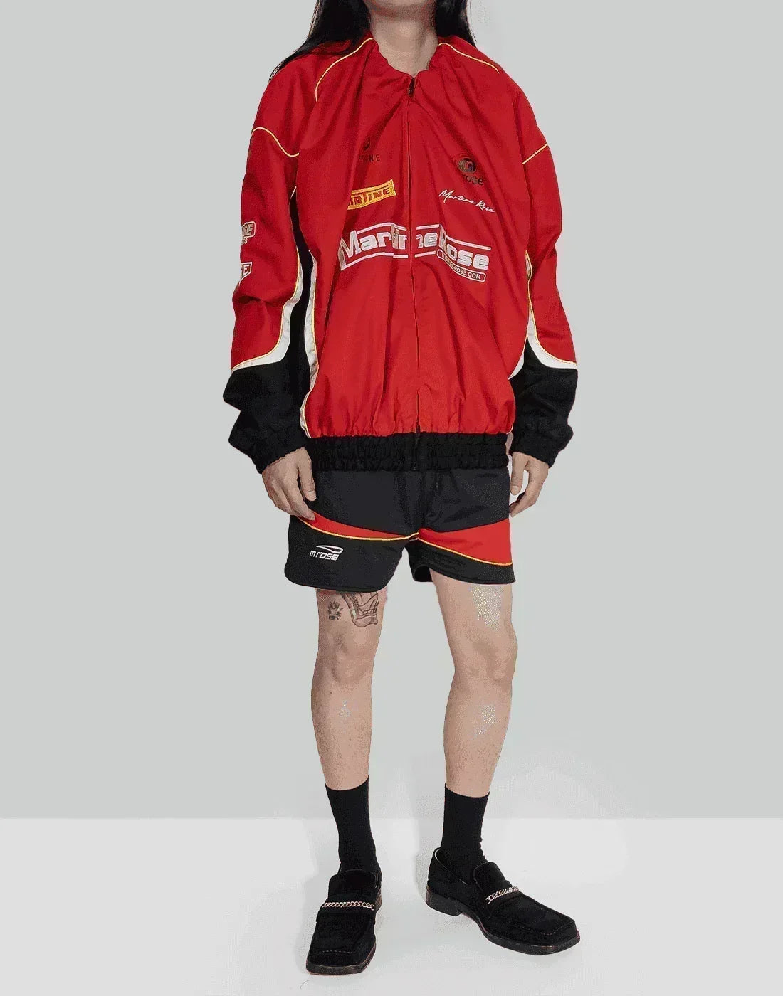 Martine Rose - REVERSIBLE FOOTBALL SHORT - 082plus