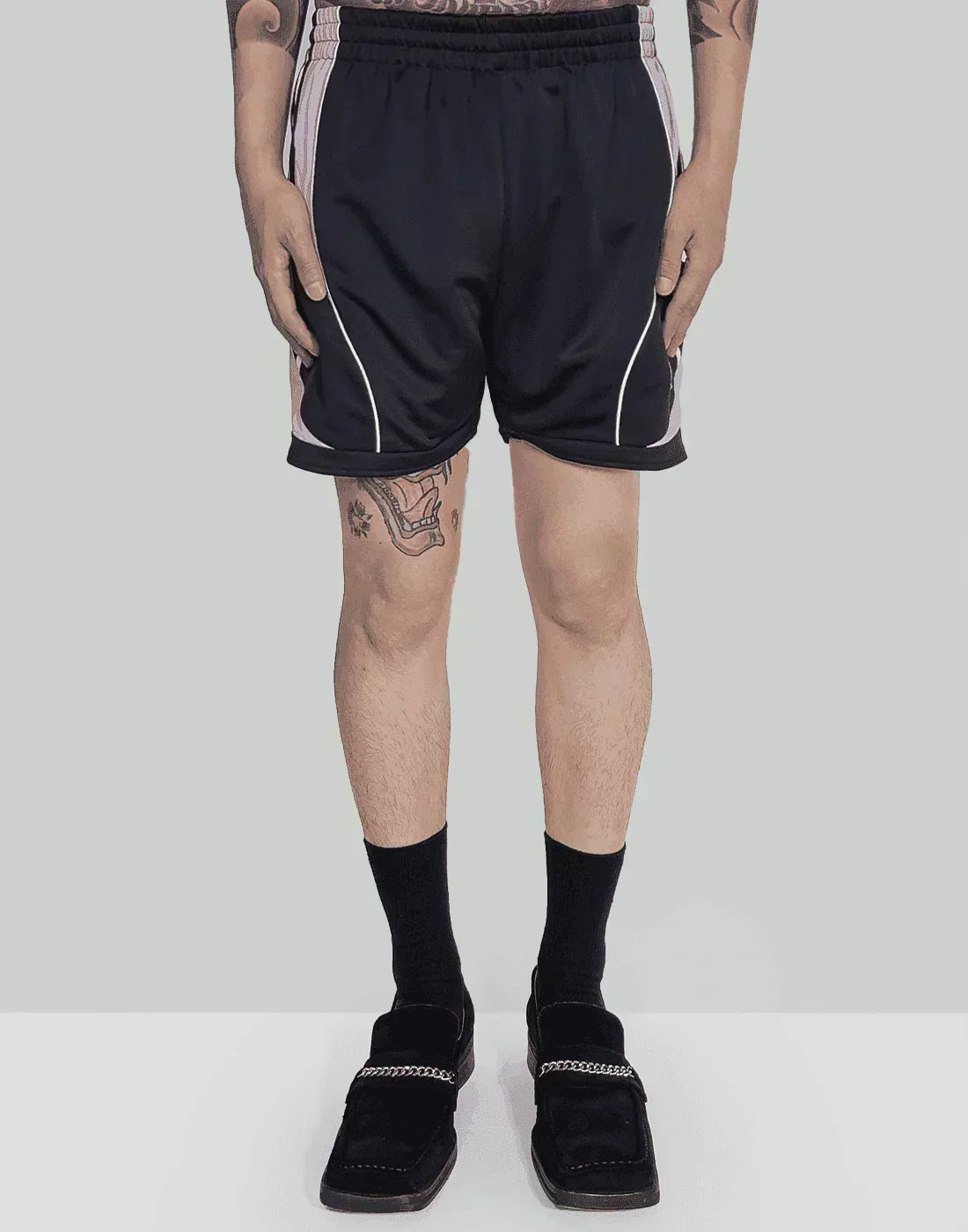 Martine Rose - REVERSIBLE FOOTBALL SHORT - 082plus