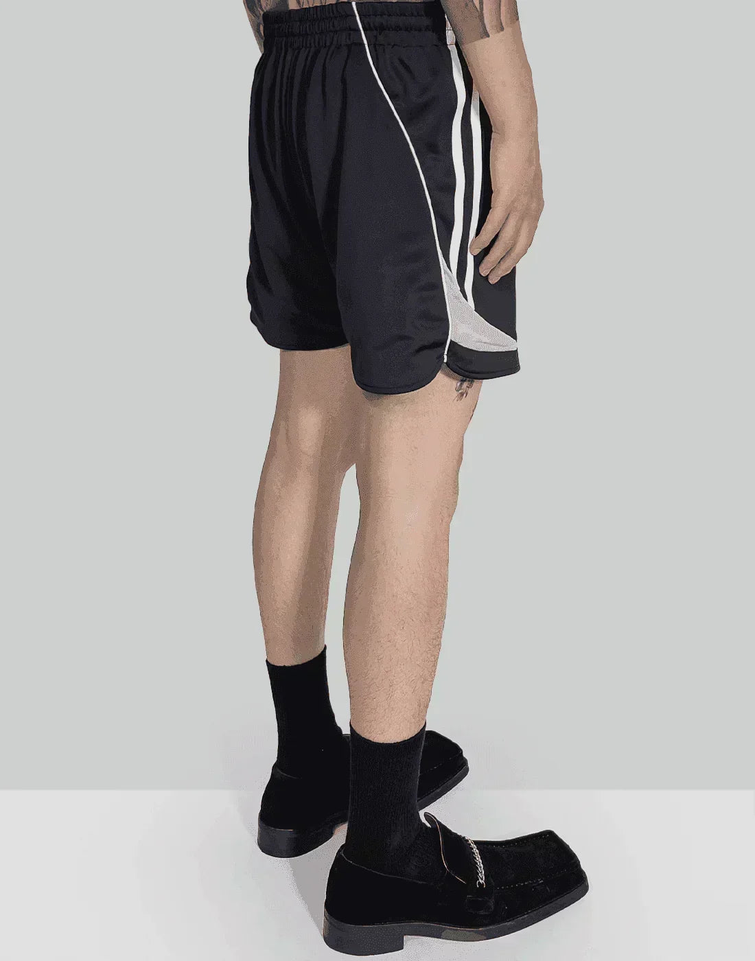 Martine Rose - REVERSIBLE FOOTBALL SHORT - 082plus