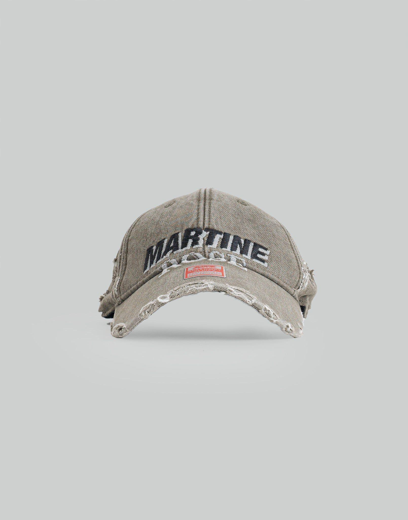 Martine Rose ホワイト キャップ メンズ 美品OSサイズ ストリート Martine Rose ホワイト キャップ メンズ 美品OSサイズ