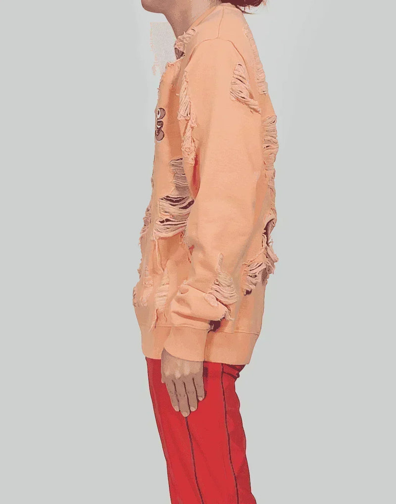 Martine Rose - SHREDDED SWEATSHIRT - 082plus