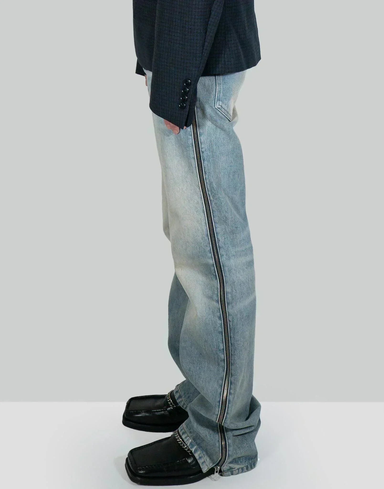 Martine Rose - SIDE ZIP JEAN - 082plus