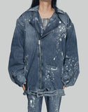 SUPERSIZED BIKER JACKET