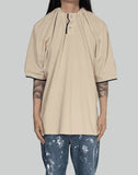TUCK NECK S/S POLO