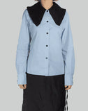 BIG RUFFLE COLLAR BLOUSE