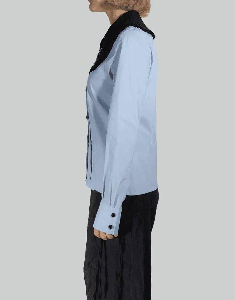 MINJU KIM - BIG RUFFLE COLLAR BLOUSE - 082plus