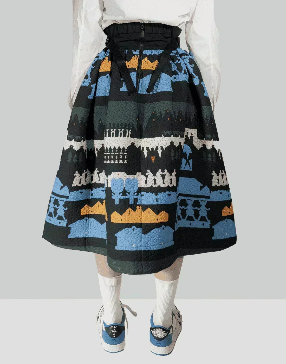 MINJU KIM - BUCKLE VOLUME SKIRT - 082plus
