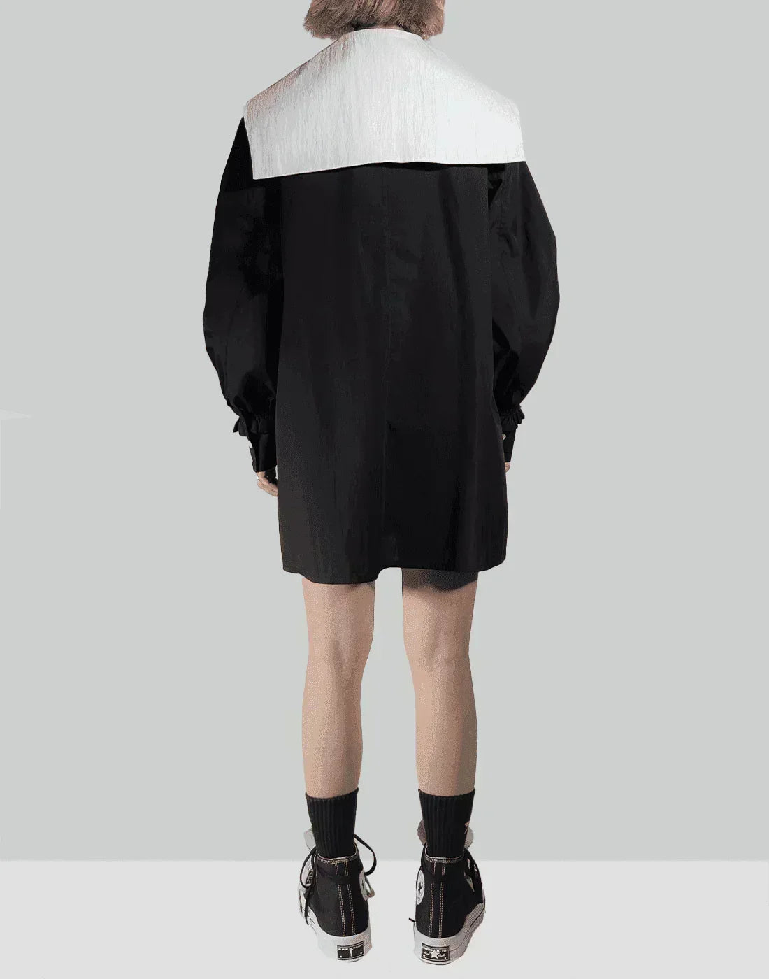 MINJU KIM - CUTTING COLLAR BLOUSE - 082plus