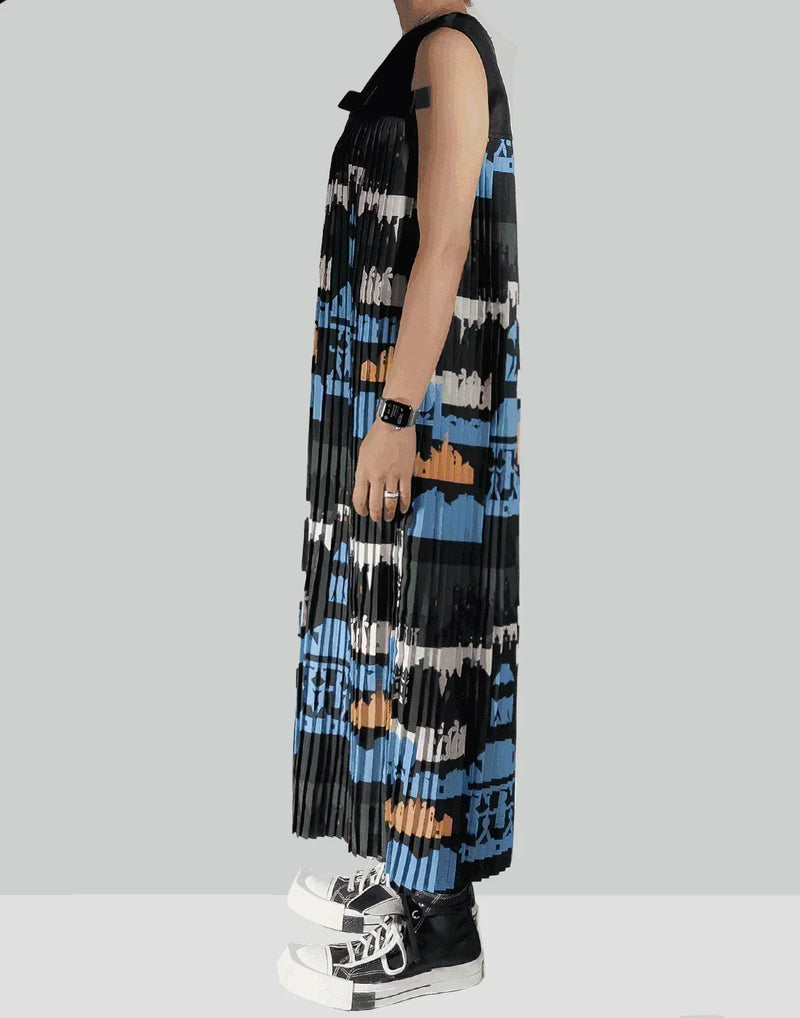 MINJU KIM - RIBBON BELT PLEATS DRESS - 082plus