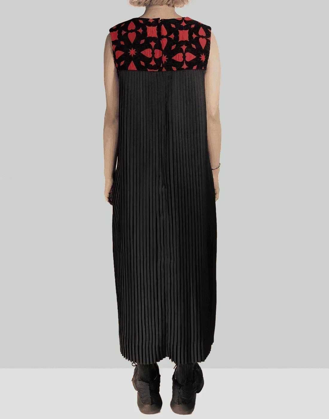 MINJU KIM - RIBBON BELT PLEATS DRESS - 082plus