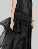 MINJU KIM - RUFFLE ASYMMETRY DRESS - 082plus