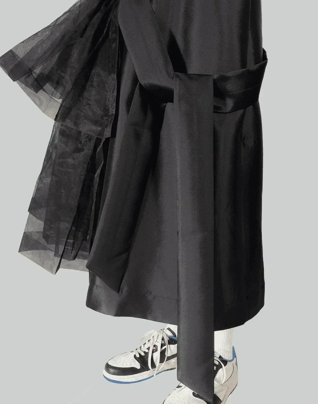 MINJU KIM - RUFFLE ASYMMETRY DRESS - 082plus