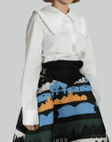 MINJU KIM - RUFFLE COLLAR BLOUSE - 082plus