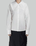 MINJU KIM - RUFFLE COLLAR BLOUSE - 082plus