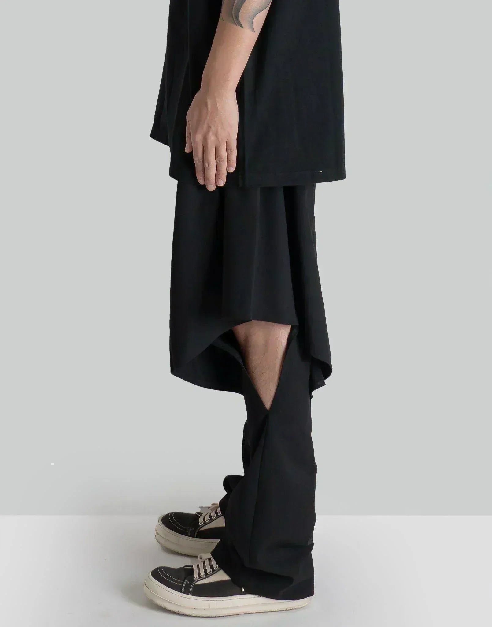 NAMESAKE - DEREK SIDE FLARE TROUSERS - 082plus