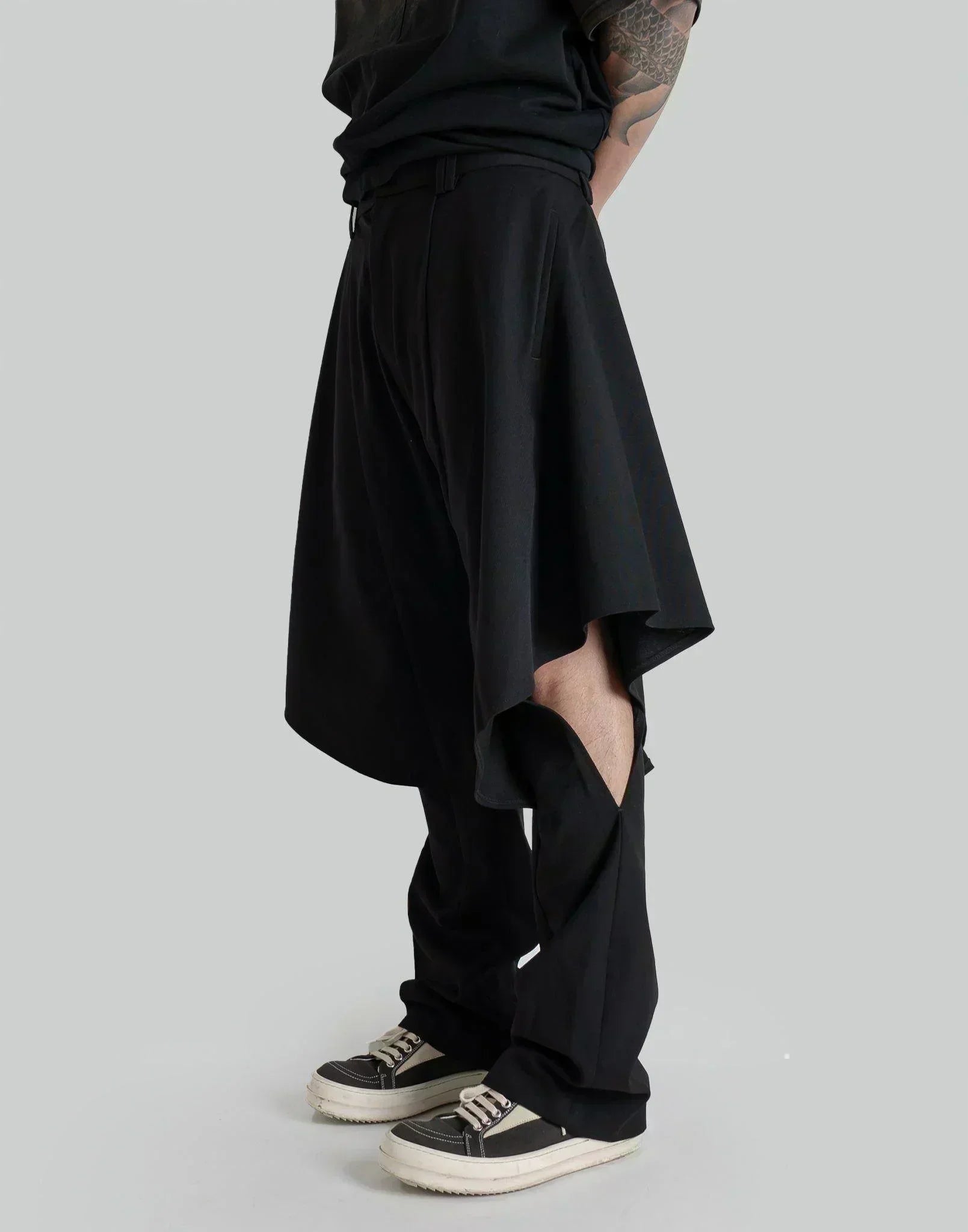 NAMESAKE - DEREK SIDE FLARE TROUSERS - 082plus