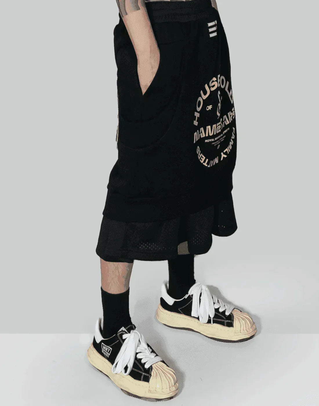 NAMESAKE - Juke Layered Sweat Skirt - 082plus