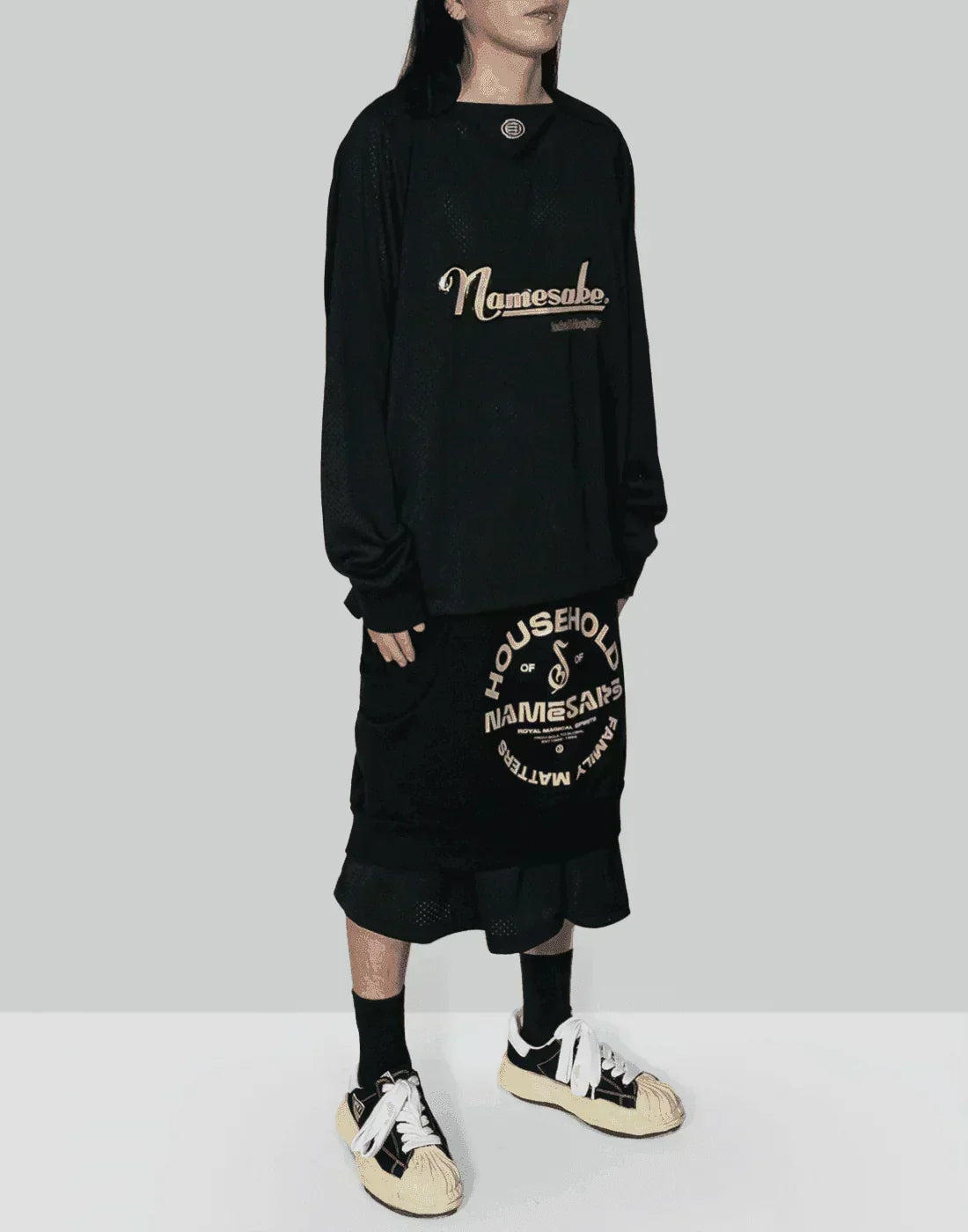 NAMESAKE - Juke Layered Sweat Skirt - 082plus