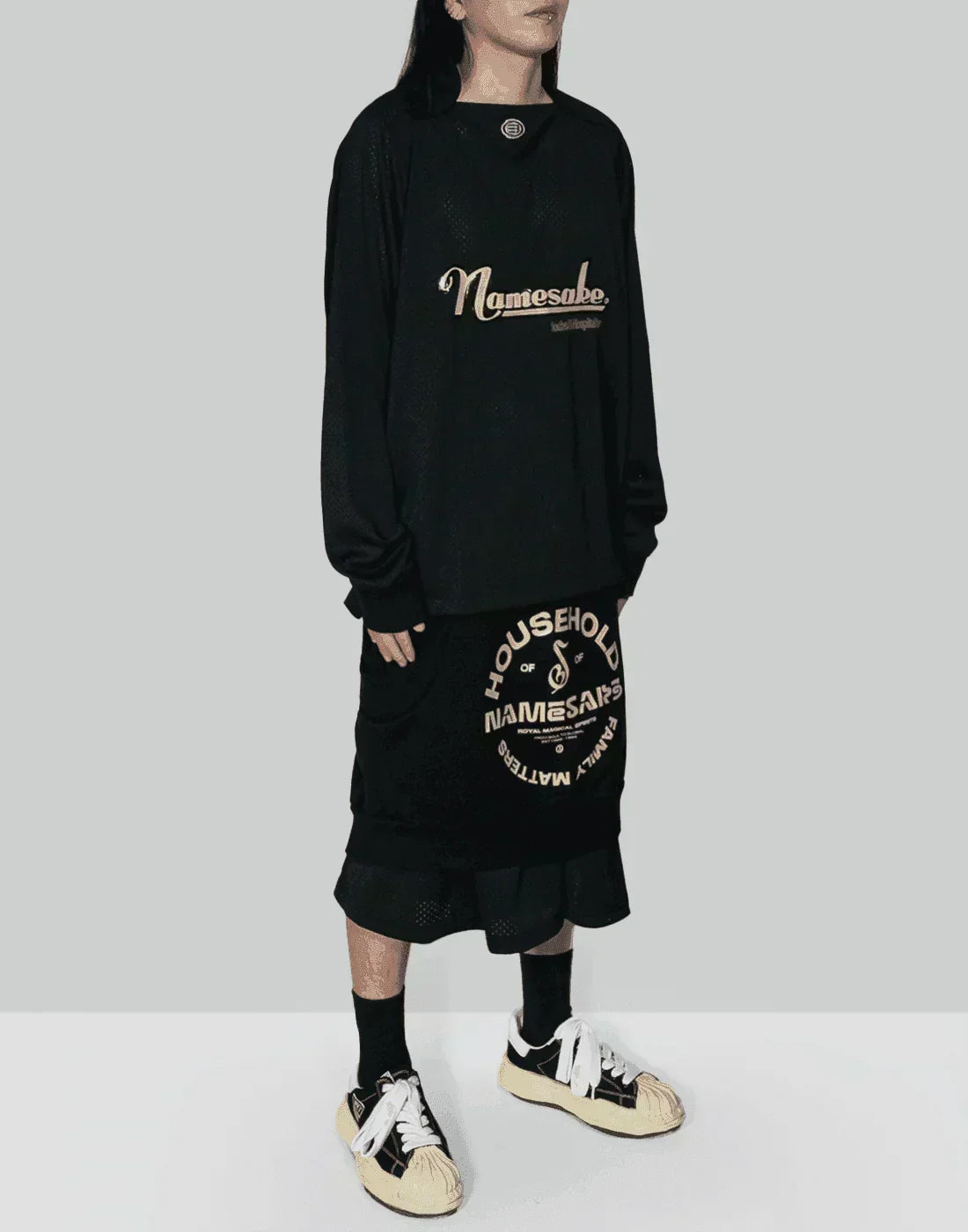 NAMESAKE - Juke Layered Sweat Skirt - 082plus