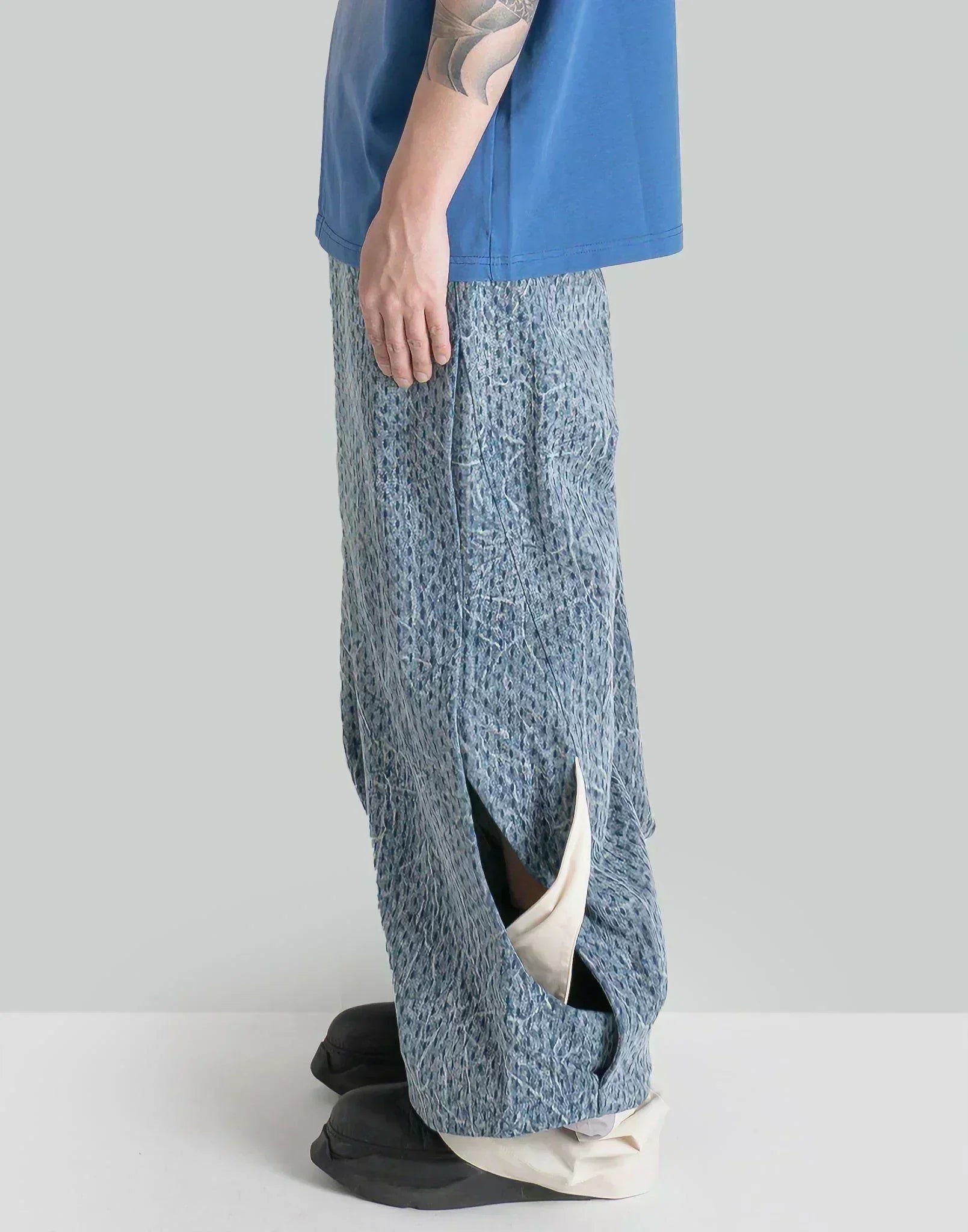 NAMESAKE - PRINCE CRINKLE WASH TRACK JEANS - 082plus
