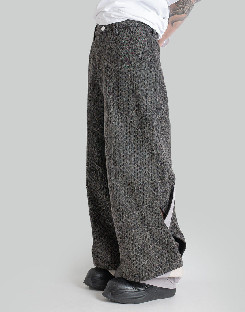 NAMESAKE - PRINCE CRINKLE WASH TRACK JEANS - 082plus