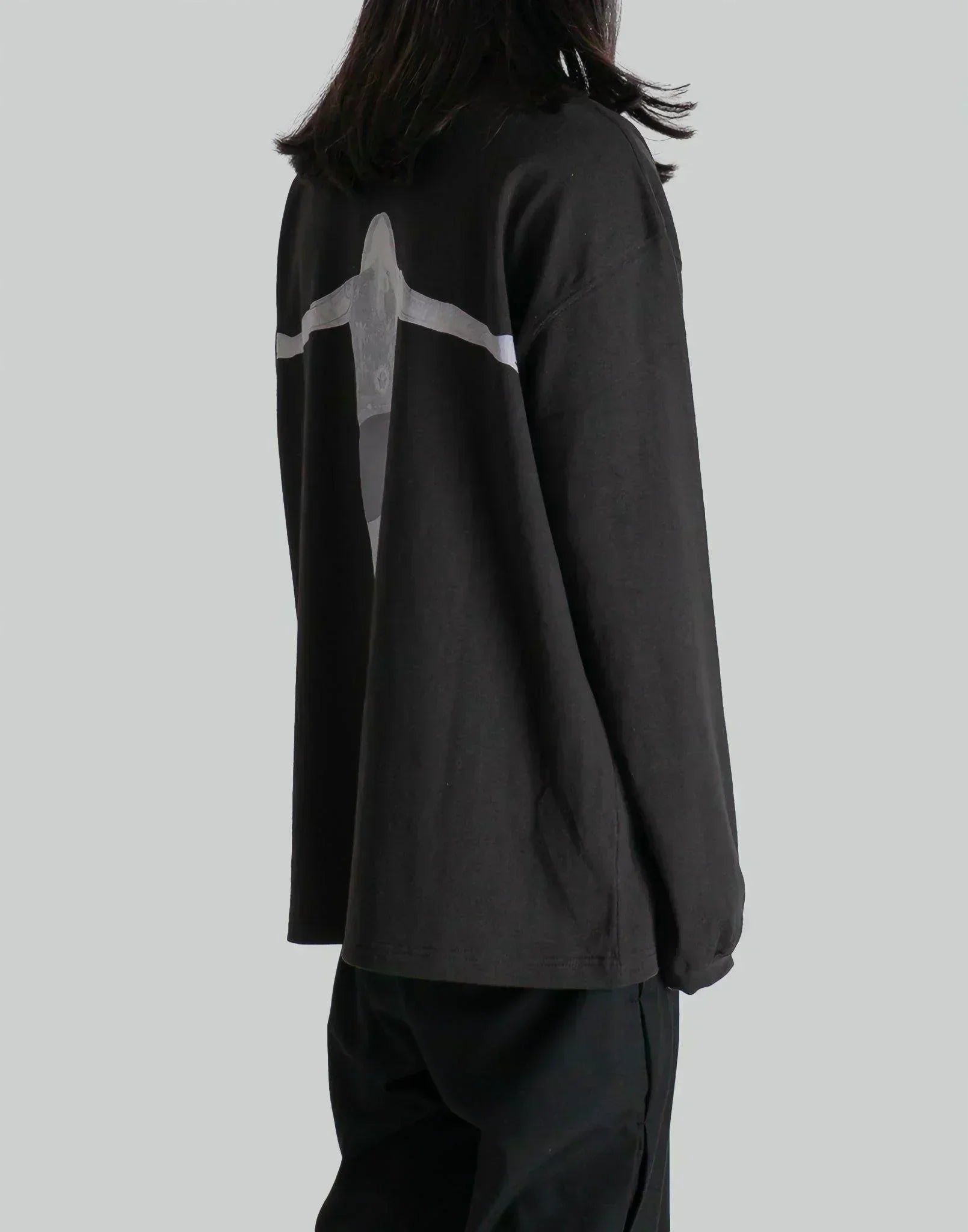NISHIMOTO IS THE MOUTH - CROSS L/S TEE - 082plus