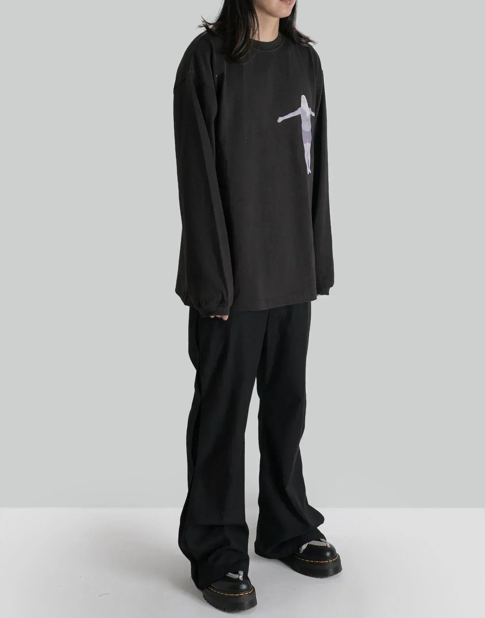 NISHIMOTO IS THE MOUTH - CROSS L/S TEE - 082plus