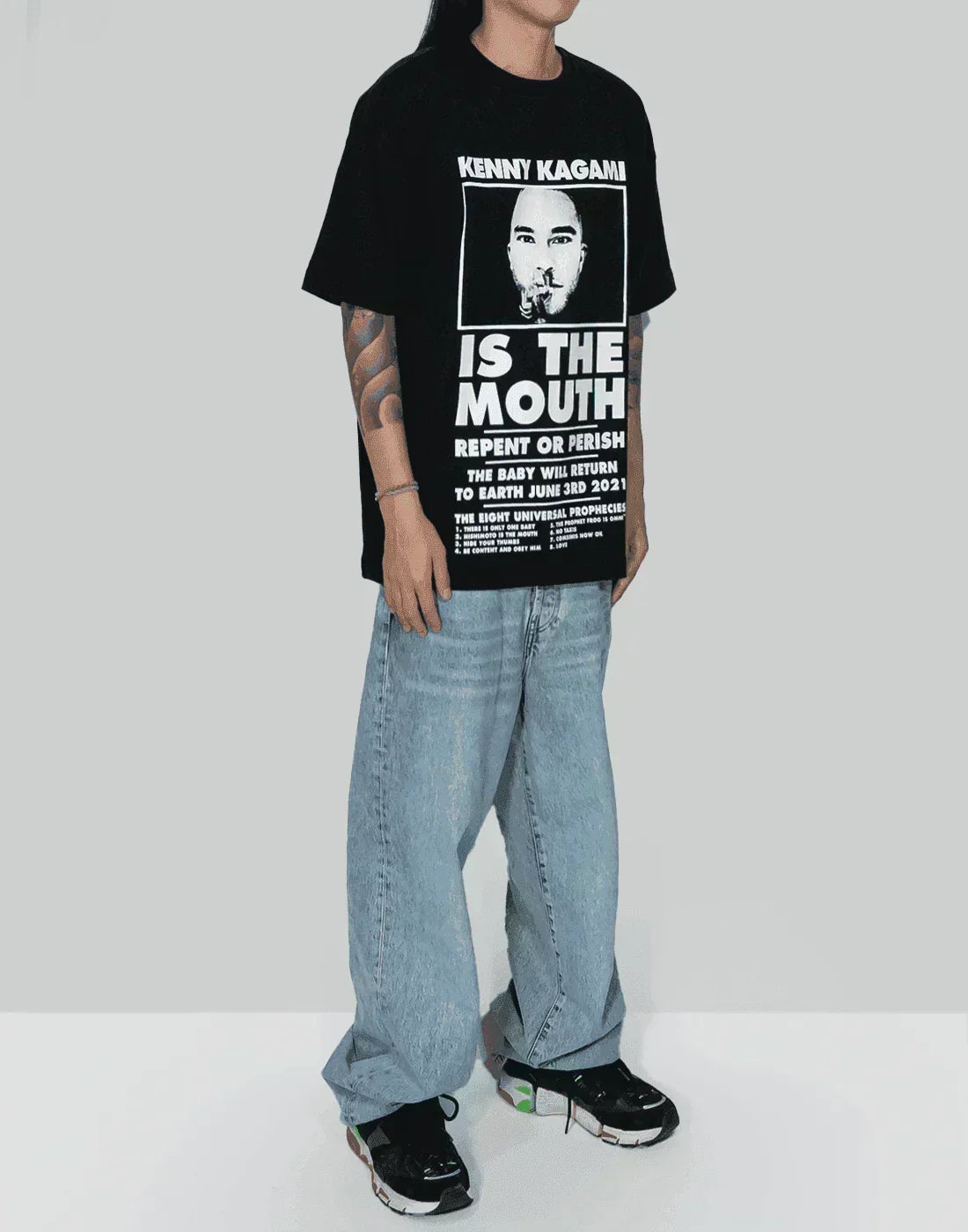NISHIMOTO IS THE MOUTH - KENNY KAGAMI Collaboration S/S TEE - 082plus