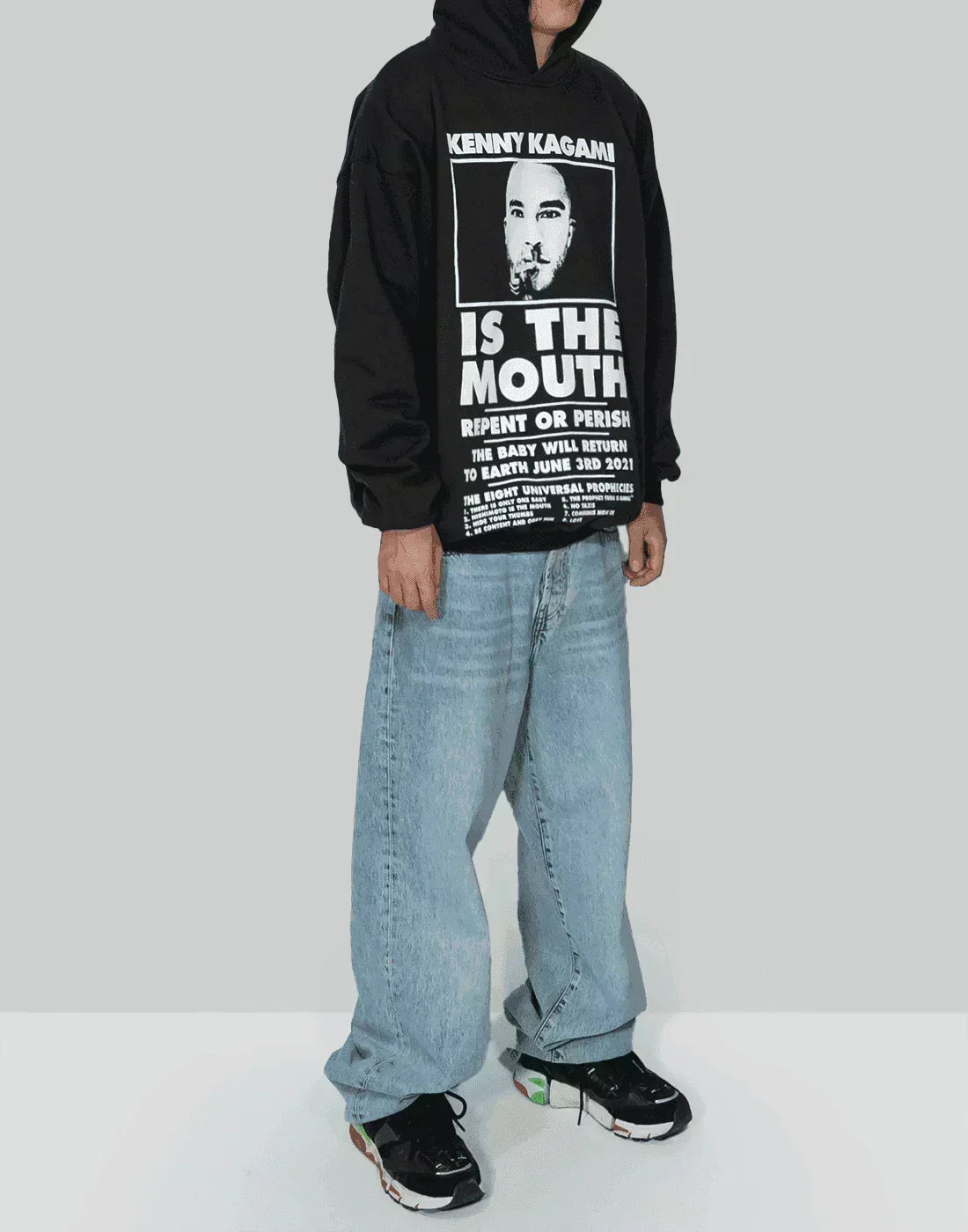 NISHIMOTO IS THE MOUTH - KENNY KAGAMI Collaboration SWEAT HOODIE - 082plus