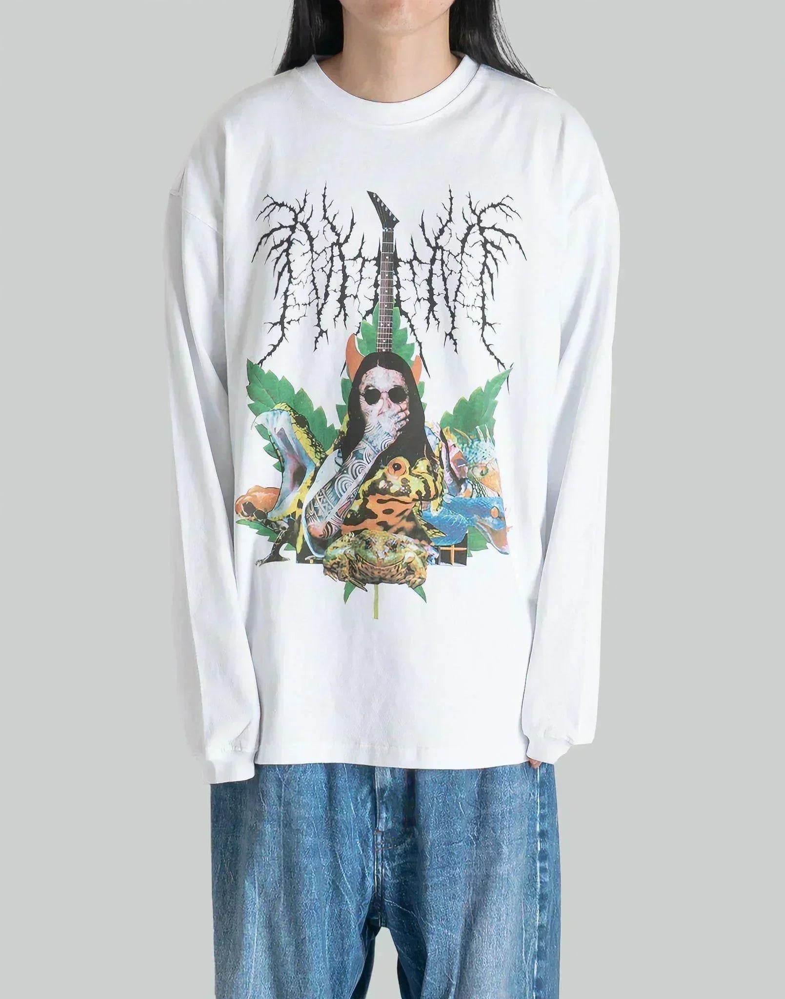 NISHIMOTO IS THE MOUTH - METAL COLLAGE L/S TEE - 082plus