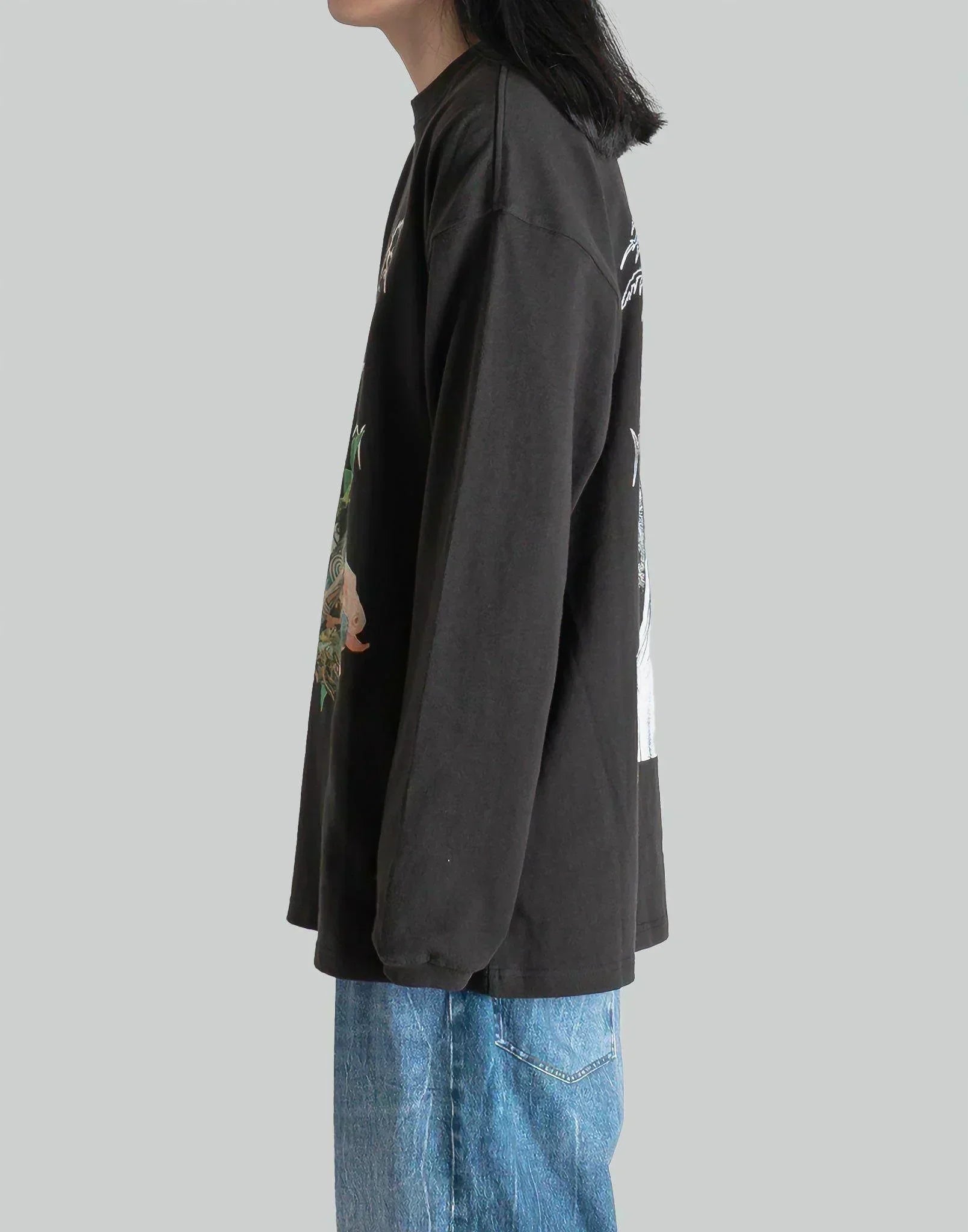 NISHIMOTO IS THE MOUTH - METAL COLLAGE L/S TEE - 082plus