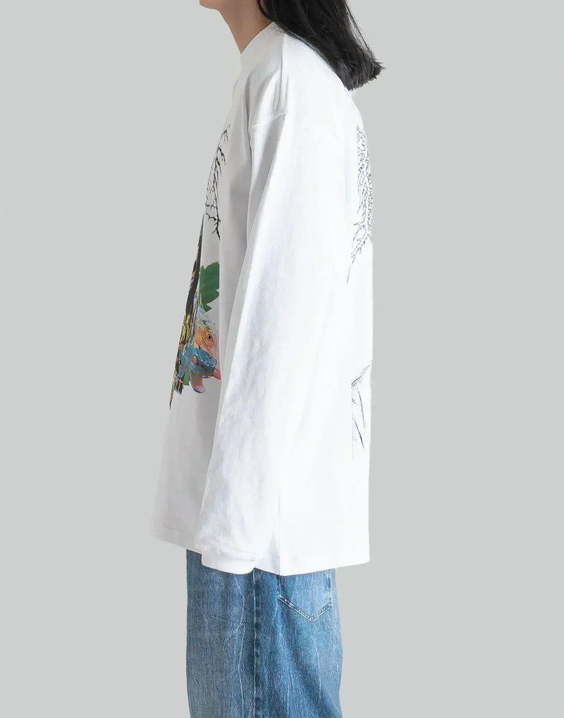 NISHIMOTO IS THE MOUTH - METAL COLLAGE L/S TEE - 082plus