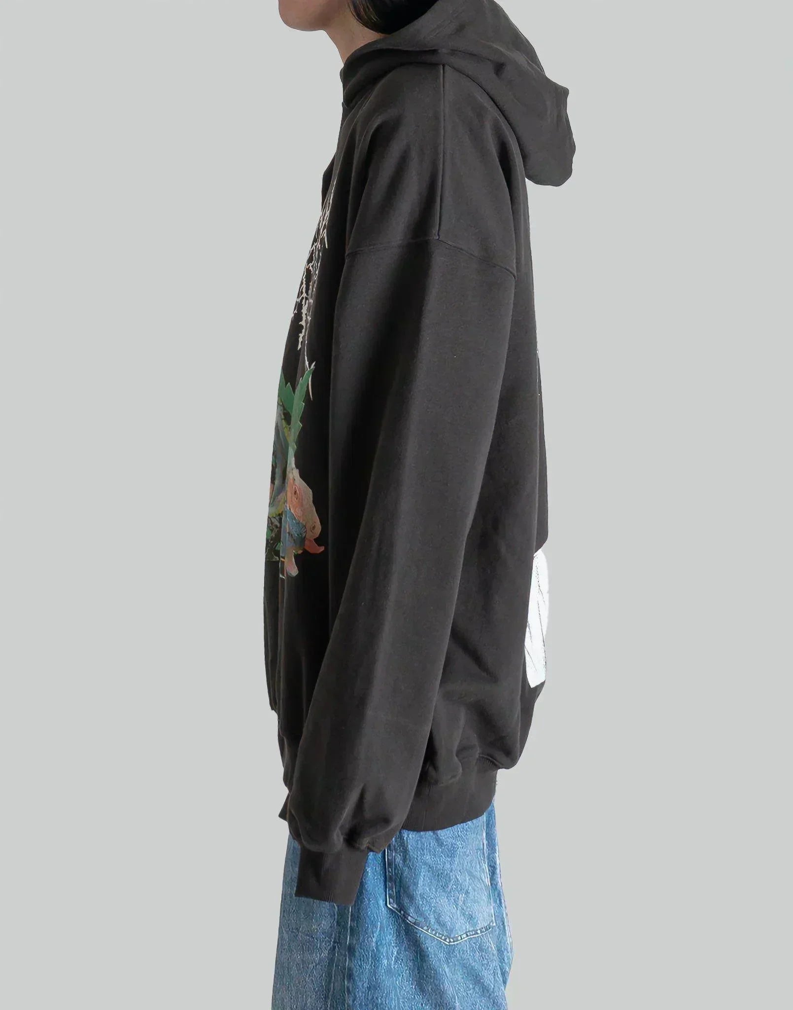 NISHIMOTO IS THE MOUTH - METAL COLLAGE SWEAT HOODIE - 082plus