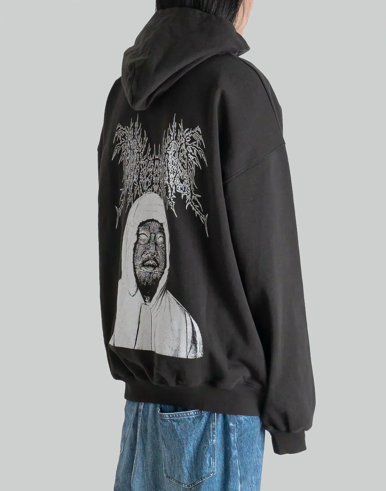 NISHIMOTO IS THE MOUTH - METAL COLLAGE SWEAT HOODIE - 082plus