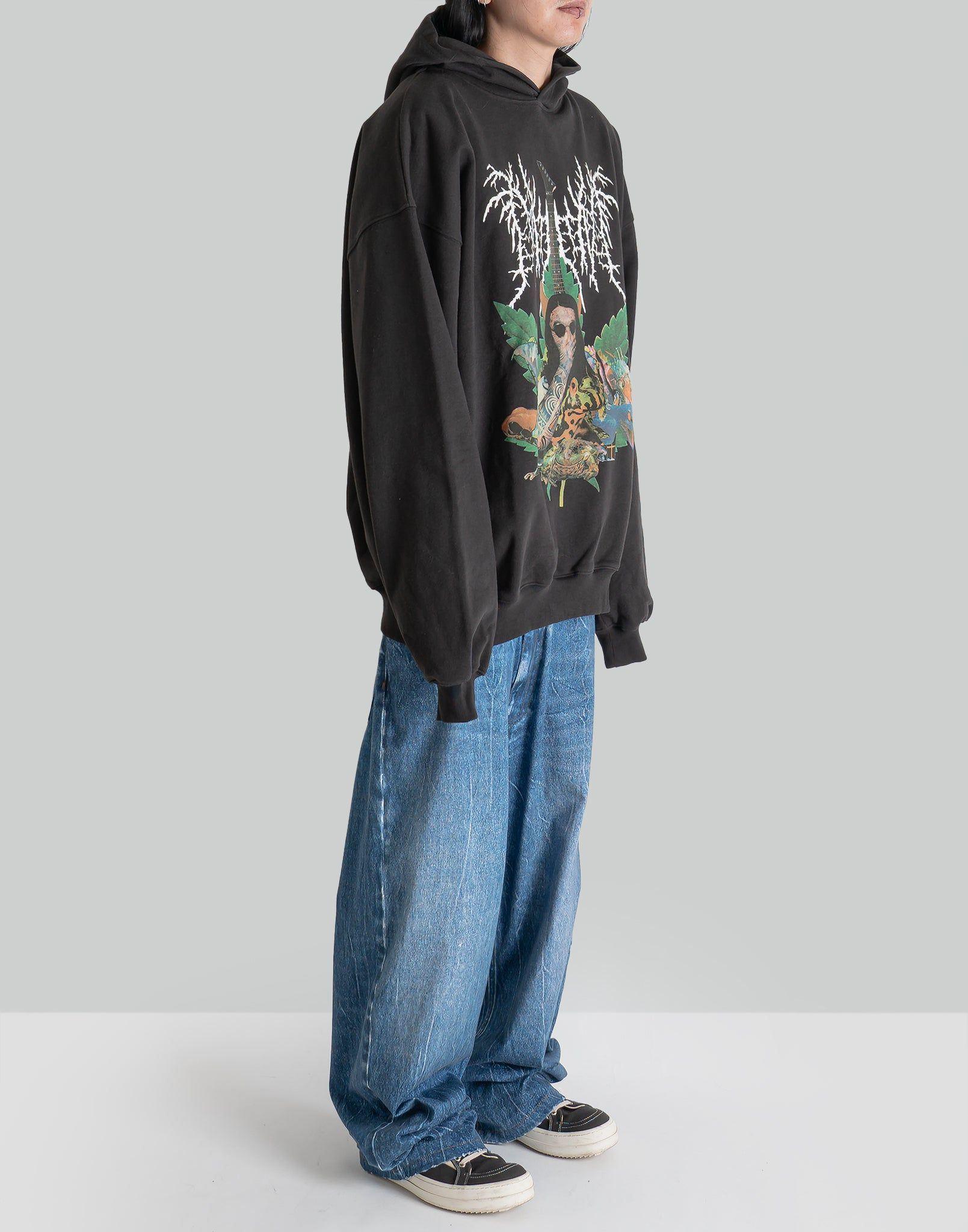 NISHIMOTO IS THE MOUTH - METAL COLLAGE SWEAT HOODIE - 082plus