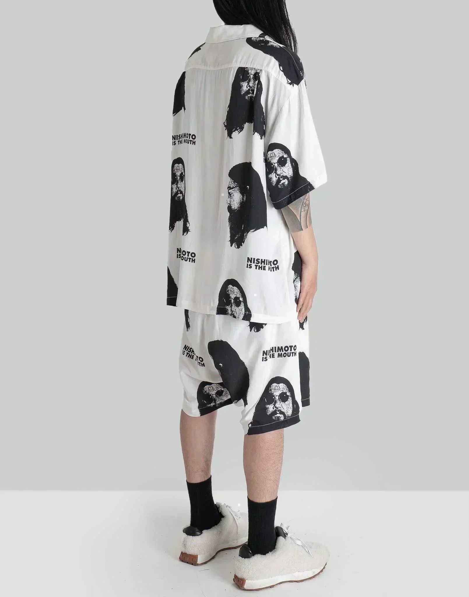 NISHIMOTO IS THE MOUTH - PORTRAIT HAWAIIAN SHIRT - 082plus