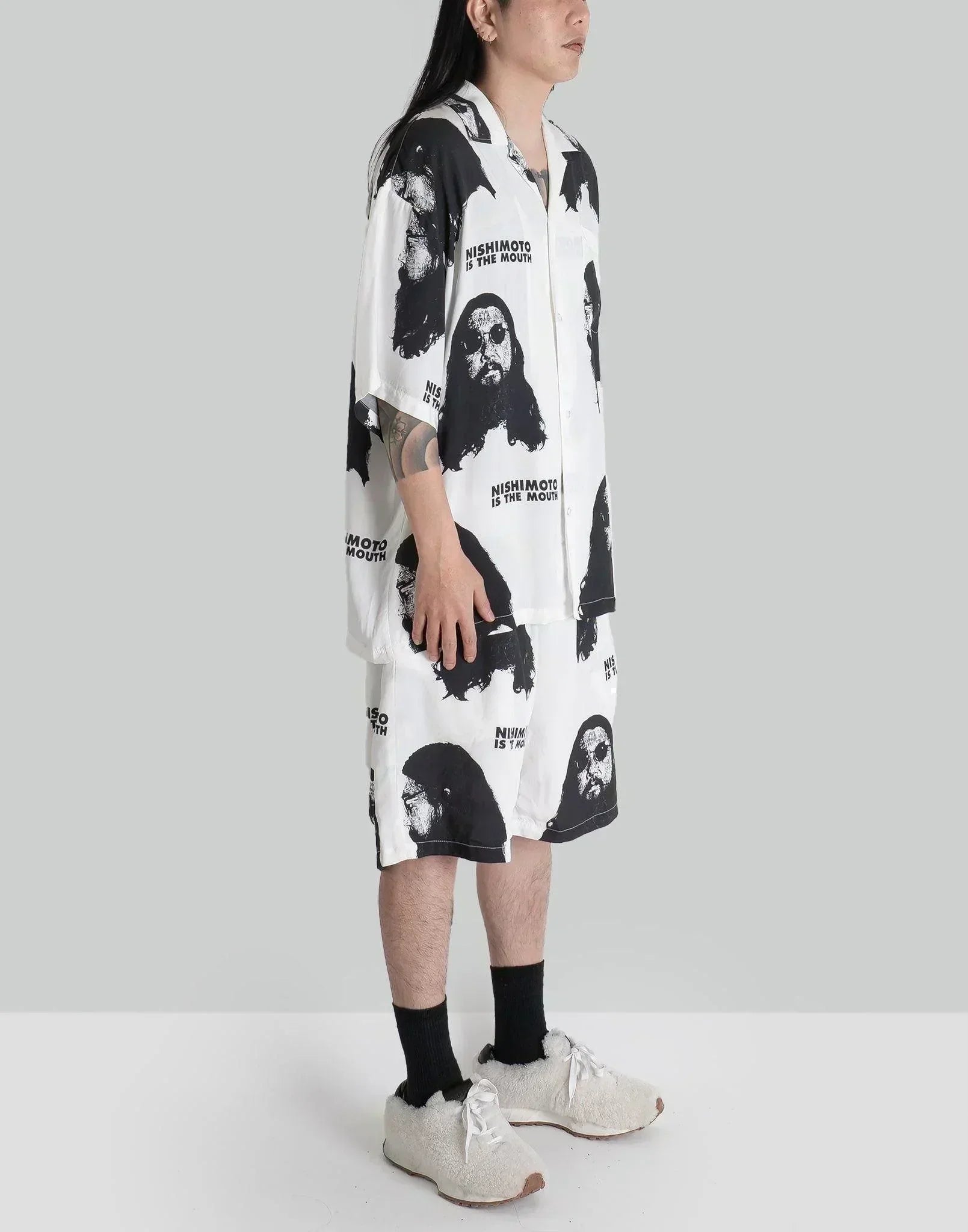 NISHIMOTO IS THE MOUTH - PORTRAIT HAWAIIAN SHIRT - 082plus
